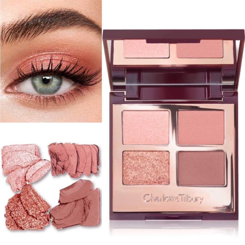 Charlotte Tilbury Luxury of Pops Quad Eyeshadow Palette NEW IN BOX Pillow Talk